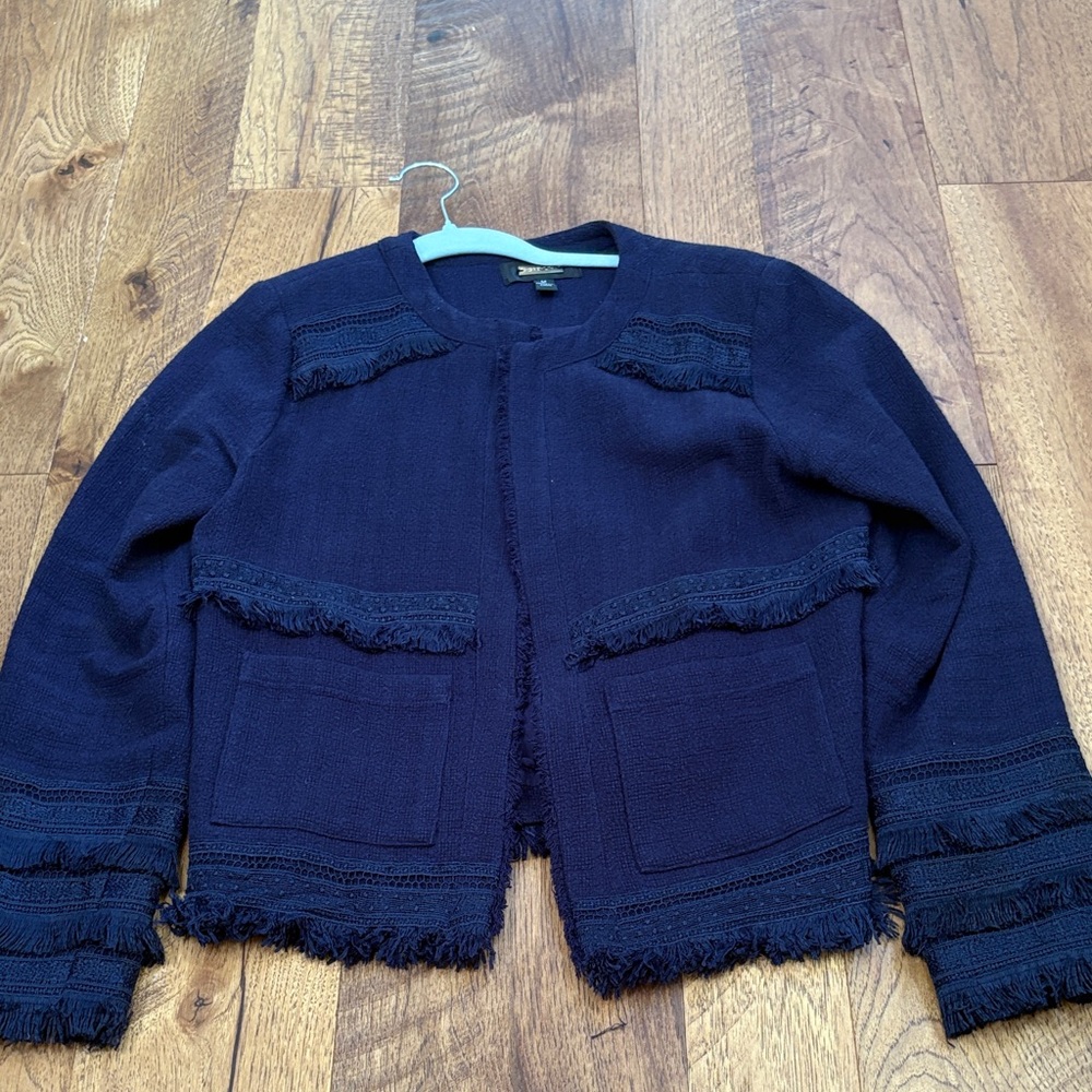 Greylin Woman’s Blue Fringed Jacket Size M
